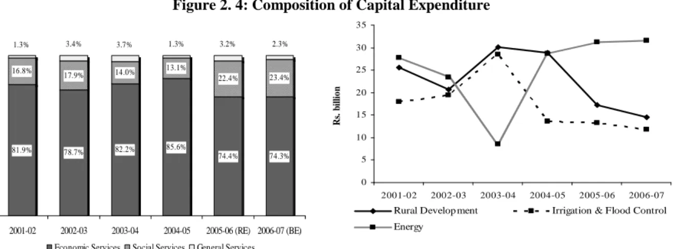 Figure 2. 4: Composition of Capital Expenditure 