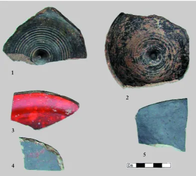 graphic analysis. Aside from the pottery, to judge from the  quantity  and  quality  of  the  finds,  an  active  bead industry is in evidence.