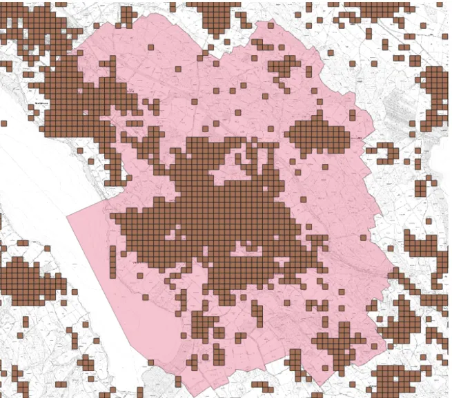 Abbildung 6. Hektarraster_CH-ZH: (Polygon) POI (Schulen) von OpenStreetMap