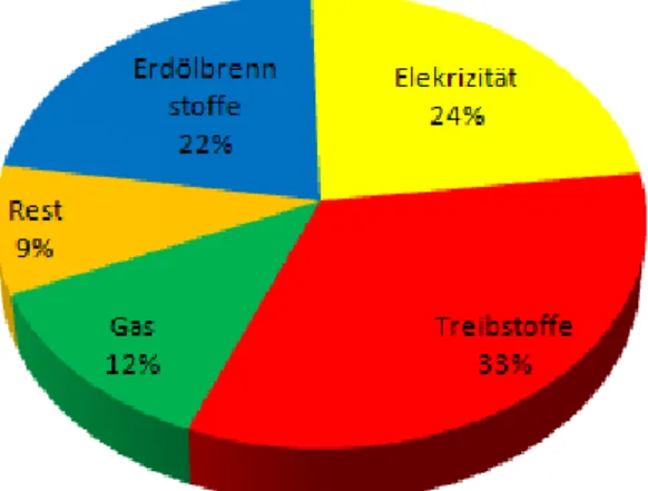 Abbildung 2: Energieverbrauch Schweiz [3]