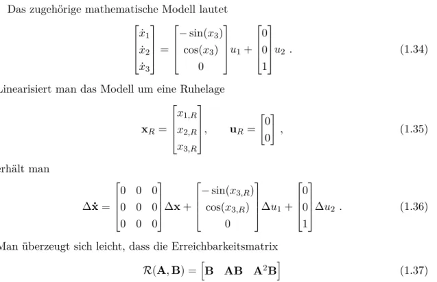 Abbildung 1.12 zeigt das Ersatzschaltbild einer fremderregten Gleichstrommaschine. Das zugehörige mathematische Modell lässt sich in der Form