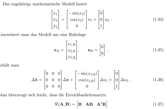 Abbildung 1.12 zeigt das Ersatzschaltbild einer fremderregten Gleichstrommaschine. Das zugehörige mathematische Modell lässt sich in der Form