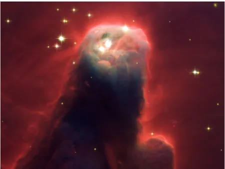 Figure 1.5.: Cone Nebula (NASA/ESA image taken with the Hubble Space Telescope. For more information see http://www.spacetelescope.org/images/heic0206c/).