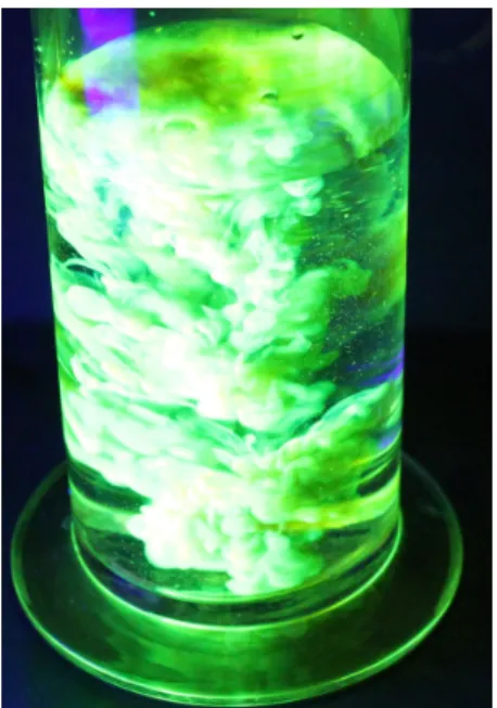 Abb. 1: Emission von Fluorescein in Wasser.