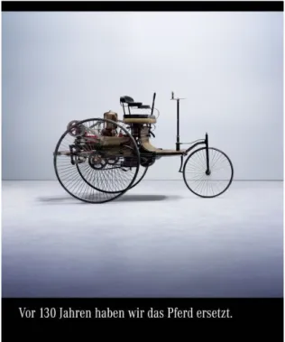 Abbildung 2: „Mercedes-Benz: Die 3-seitige Anzeigenstrecke in ‚FAZ‘, ‚SZ‘ und Co.“ Quelle: Horizont – Zugriff: 9.11.2018.