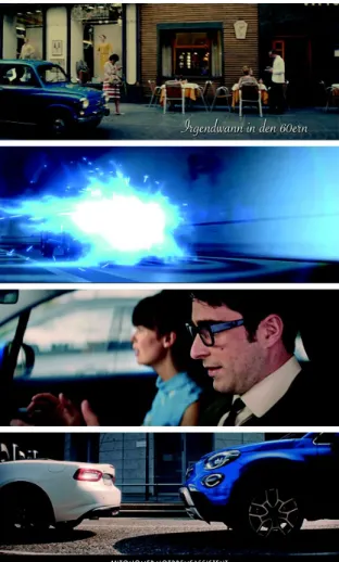 Abbildung 5 a, b: Ausschnitte aus dem Videospot „Audi A8 Sneak Preview: Audi AI traffic jam pilot“