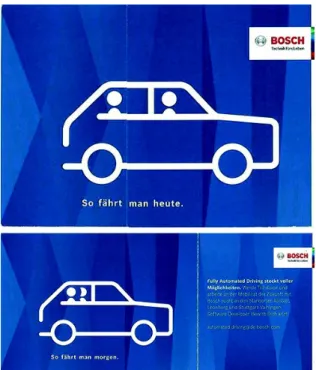 Abbildung  8 a, b: Bosch Hockenheim (August 2018). „Fully Automated Driving steckt voller Möglichkeiten“