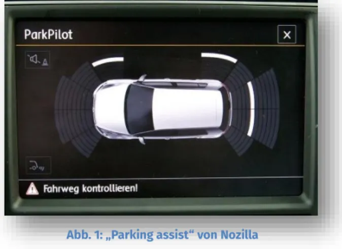 Abb. 1: „Parking assist“ von Nozilla 