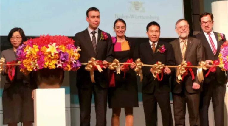 Abbildung 1: Eröffnung des Baden-Württemberg Forums in Bangkok im April 2014 durch  Dr