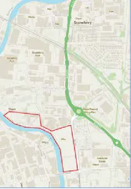 Figure 5:  Site location in Hull