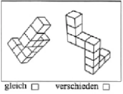 Abb. 3: Mentaler Rotationstest (Vandenberg &amp; Kuse, 1978) 