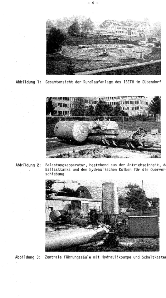 Abbildung  1:  Gesamtansicht  der  Rundlaufanlage  des  ISETH  in  Dübendorf 