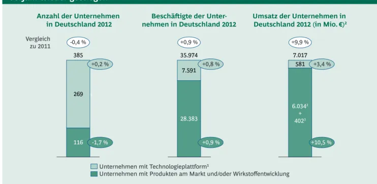Abbildung 8 | Gut für den Standort Deutschland: Umsatz der Firmen nach Stagnation im  Vorjahr wieder gestiegen