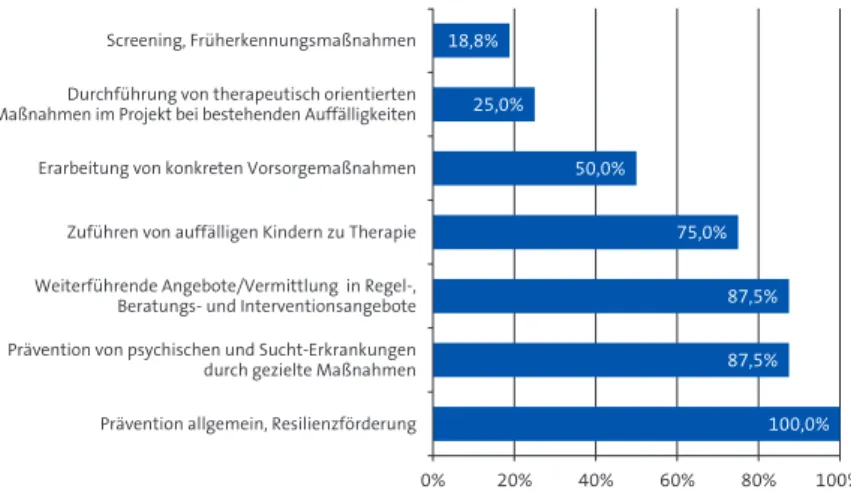 Abb. 8: Methodische Ansätze der geförderten Unterstützungsangebote (N=16, Anga- Anga-ben in absoluten Zahlen)