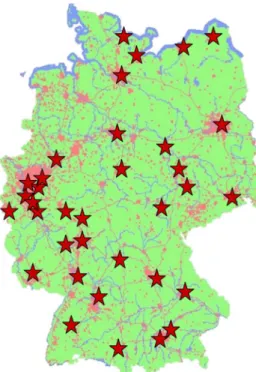 Figure 1: Medical faculties in Germany