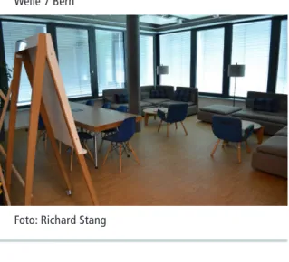 Abb. 3: Seminarraum in der Migros Klubschule in der  Welle 7 Bern 