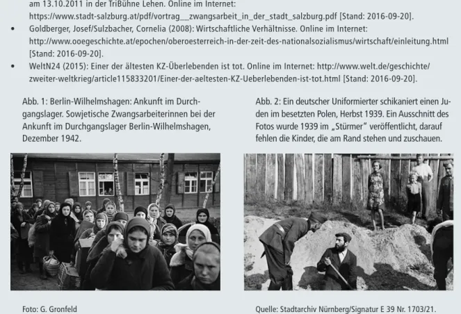 Abb. 1: Berlin-Wilhelmshagen: Ankunft im Durch- Durch-gangslager. Sowjetische Zwangsarbeiterinnen bei der  Ankunft im Durchgangslager Berlin-Wilhelmshagen,  Dezember 1942.