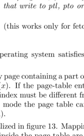 Figure 13: Page Table Convention