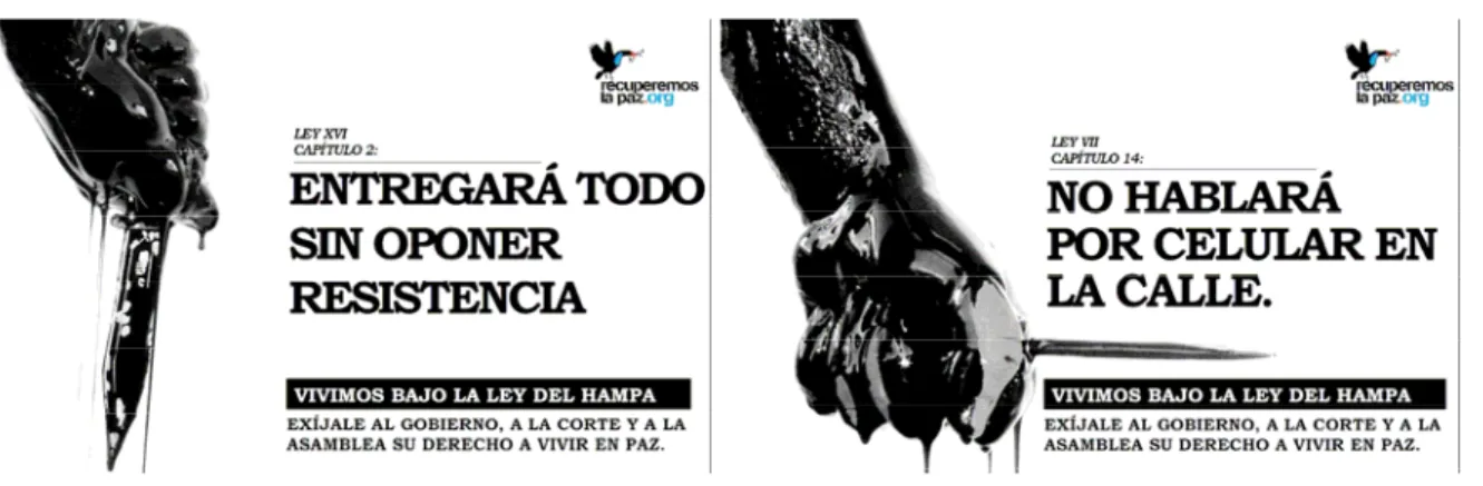 Figure 1:  Recuperamos la Paz Advertisements 5