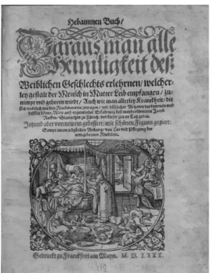 Abbildung 3: Jakob Rueff: De conceptu et generatione hominis (1554)