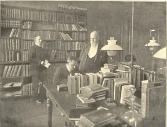 Abbildung 2: Karl Sudhoff in seiner Bibliothek (aus: [1])