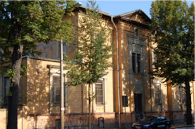Abbildung 5: Außenansicht des Interimsgebäudes des Karl-Sudhoff-Institutes für Geschichte der Medizin und der Naturwissenschaften in Leipzig (Käthe Kollwitz-Straße 82)
