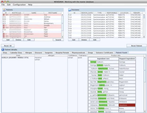 Figure 3: MENSSANA Management GUI