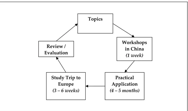 Fig. 1 Conceptual Framework of a 1-Year-Action Learning Programme 