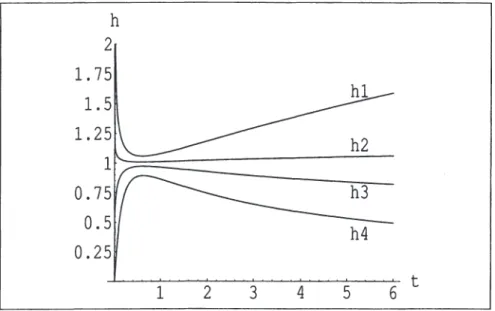 Abbildung  5.5:  Hazardraten  des  verallgemeinerten  Gamma-Modells  für  µ  = 