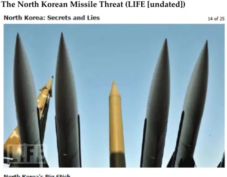 Fig. 6: The North Korean Missile Threat (LIFE [undated]) 