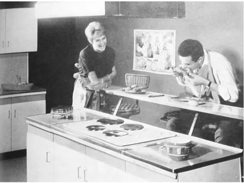 Abb. 9: Küche mit integrierter Theke, 1963.