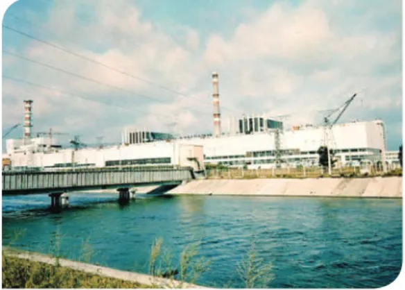 Abb. 01  Das Kernkraftwerk Tschernobyl   vor dem 26. April 1986