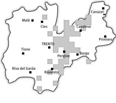 Fig. 3: Toponyms formed with lait.