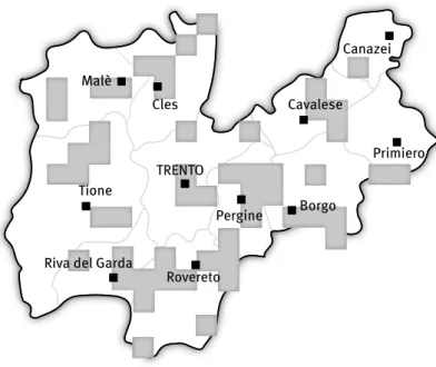 Fig. 6: Toponyms formed with rost.