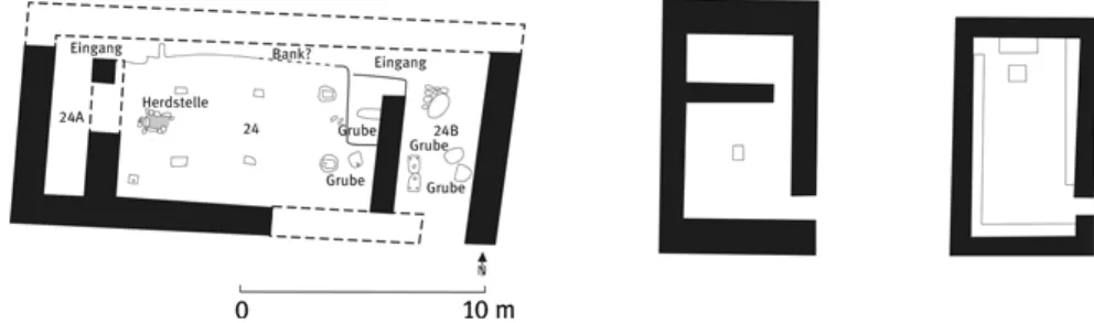 Abb. 3: „Tempel 2“ aus Kition, Area II während Floor IV (SZ IIC), der Knickachstempel