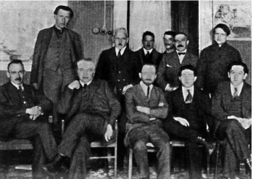 Abbildung 5: Organisationskomitee der IAH im Mai/Juni 1922; vorne, zweiter von links: 