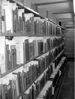 Abb. 1: Gezeigt ist die ungefähre Menge an   Büchern, die über vier Jahre hinweg an jedem   Arbeitstag an das Scanzentrum von Google   übergeben wurde.
