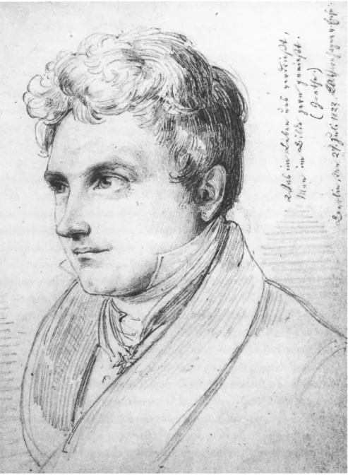 Abb. 3: Karl August Varnhagen (1785–1858), Portrait von Wilhelm Hensel 1822.