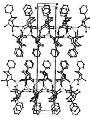 Fig. 2. View of the molecule assemble. 