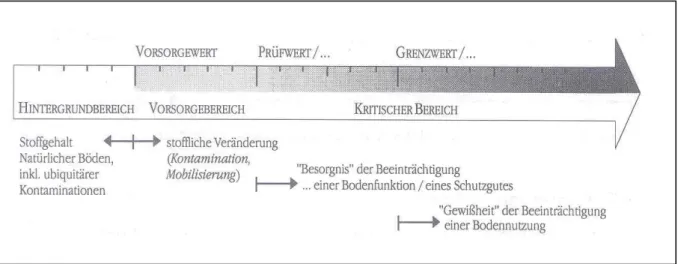 Abb. 3:   Kategorien für die Gehalte potentiell öko- und humantoxischer Stoffe  Quelle: R OSENKRANZ  et al