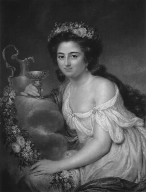 Abb. 6: Ein mehrfacher Konventionsbruch? Henriette Herz (1764–1847), 1778 als Göttin Hebe gemalt von Anna Dorothea Therbusch.