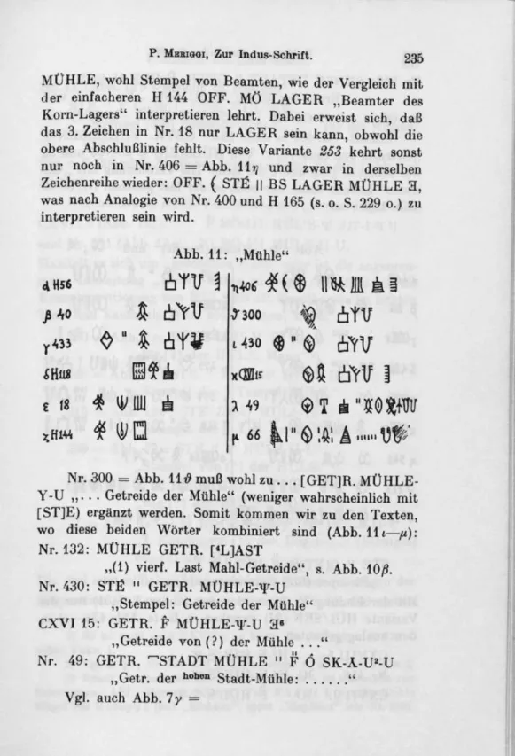 Abb. 11: „Mühle&#34; ATV ^ p^o ^ ❖ &#34; ^ iY¥ im B^h €18 4 ^i^illJ i ,H1^ «