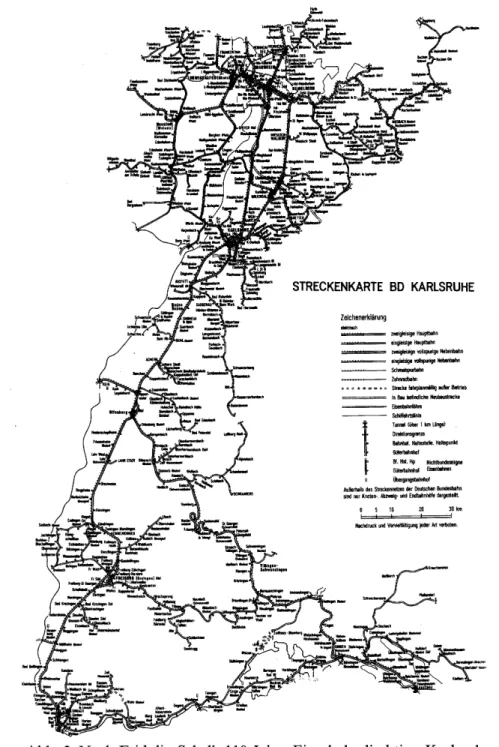 Abb.  2:  Nach Fridolin Schell,  Jahre  Eisenbahndirektion Karlsruhe. 