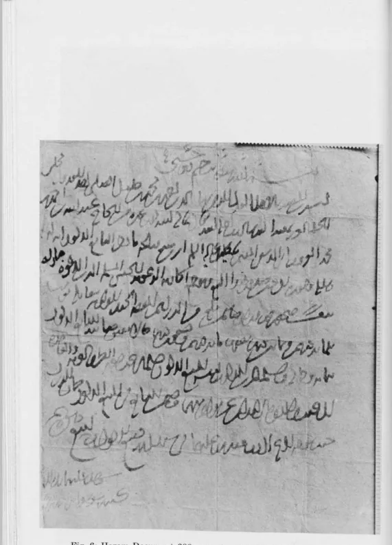 Fig. 6: Haram Document 688 recto (see ZDMG 131 [1981], p. 321)