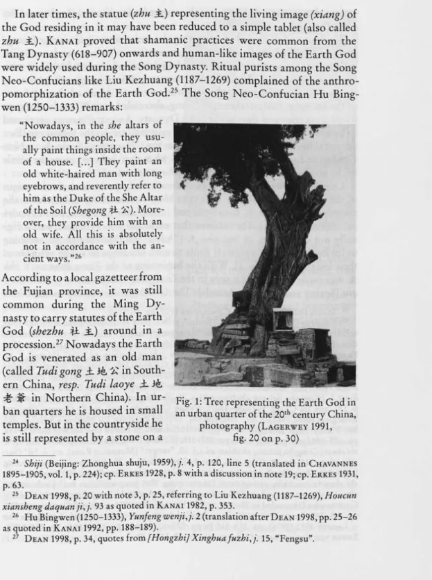 Fig. 1: Tree representing the Earth God in