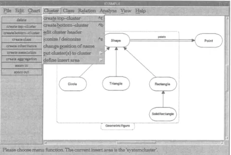 Fig. 1.  Editor for the static architecture  in BONsai III 