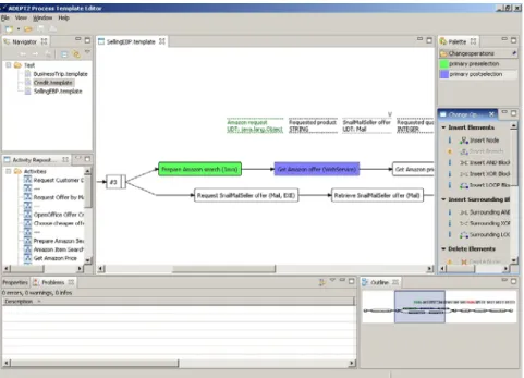 Figure 4: Screenshot of ADEPT2 Process Editor 