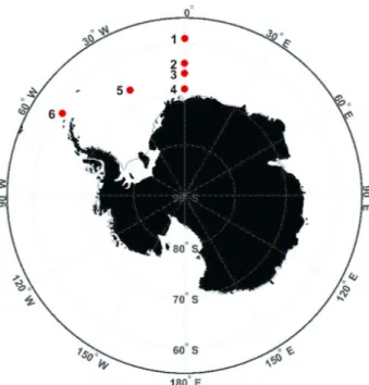 Table 1. Locations and recording parameters of passive acoustic recorders. Recording sites are assigned IDs representing geographic location by a combination of site  number and a Roman numeral indicating deployment period