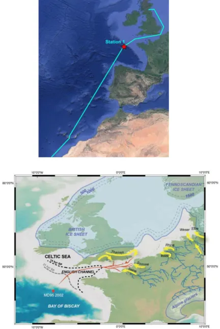Abb. 2:  Arbeitsgebiet EUROTHAW und Entwässerungsströme des tauenden Permafrosts in  der europäischen Tundra 