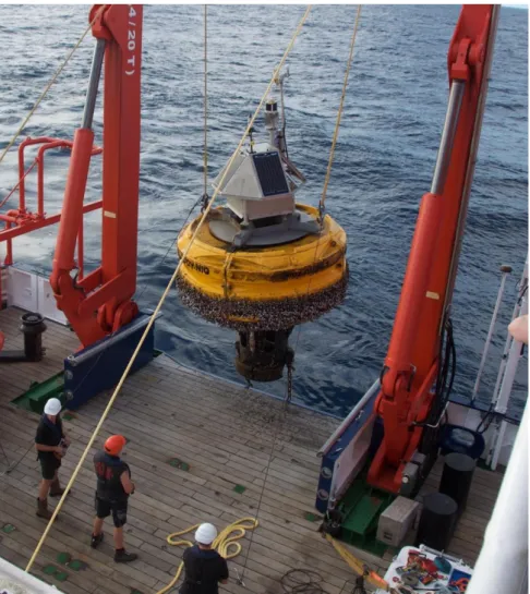 Figure  2:  Buoy  Carmen  is  recovered 